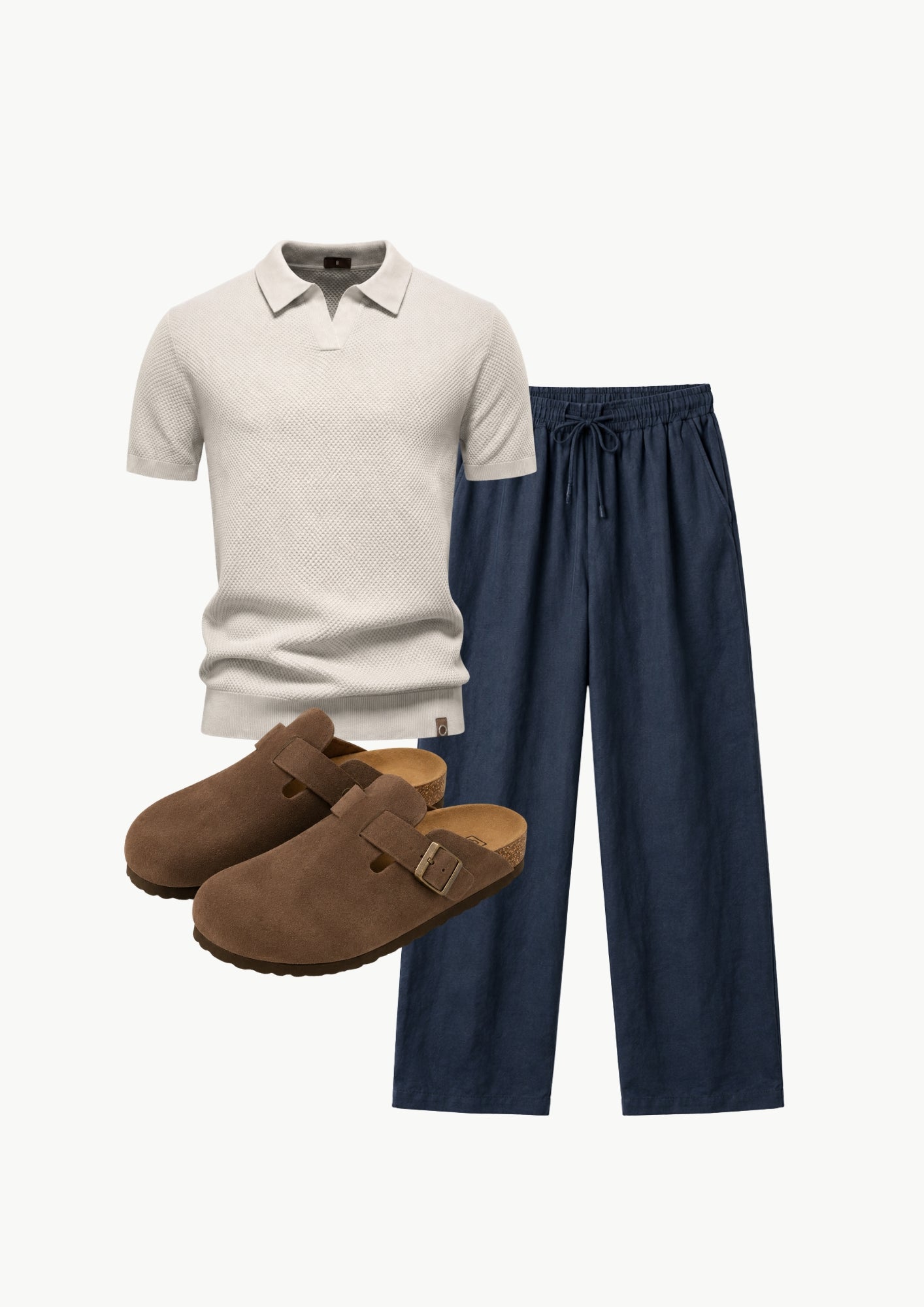 Midnight Knit Polo Set