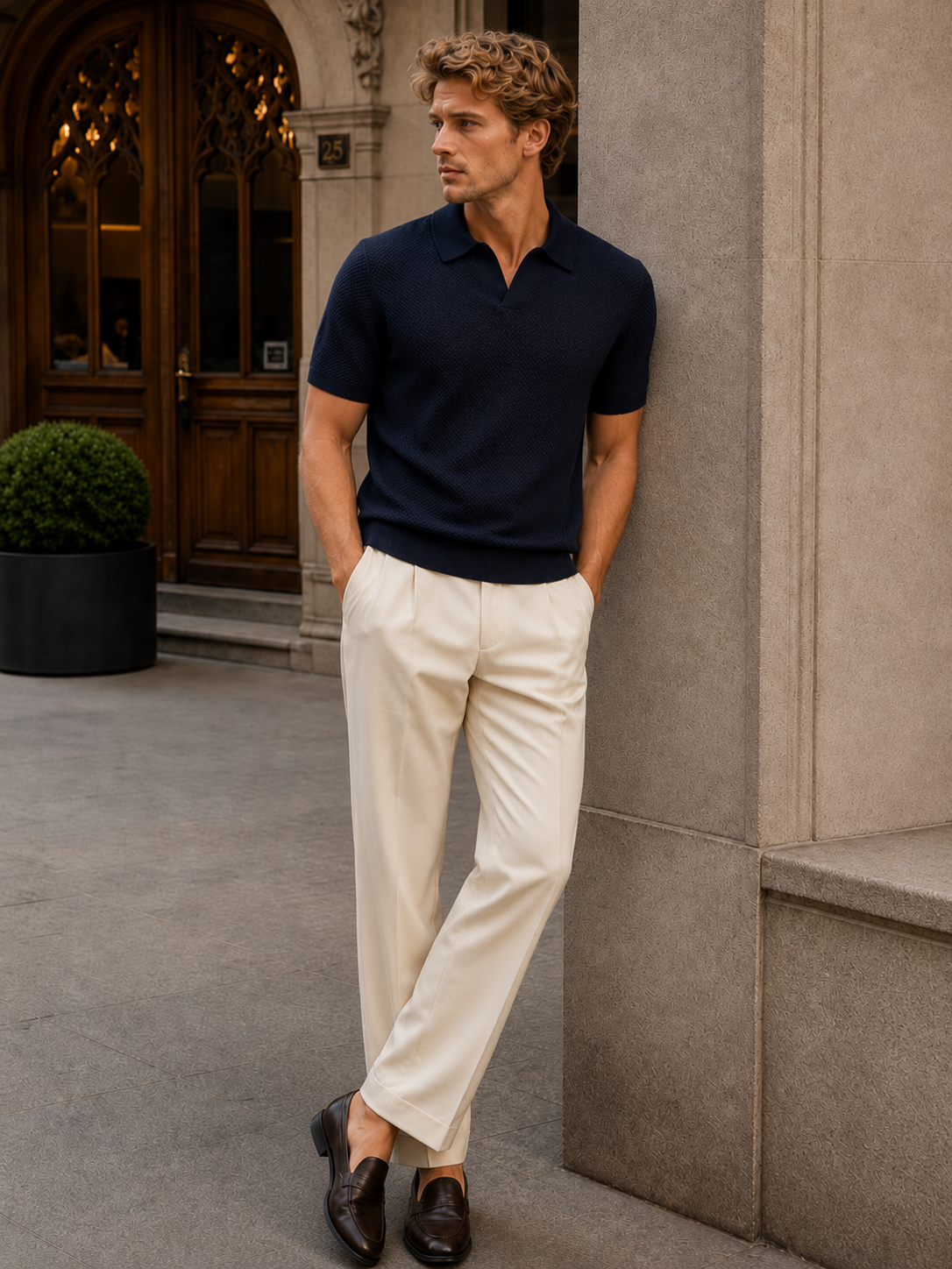 Polo en maille Como