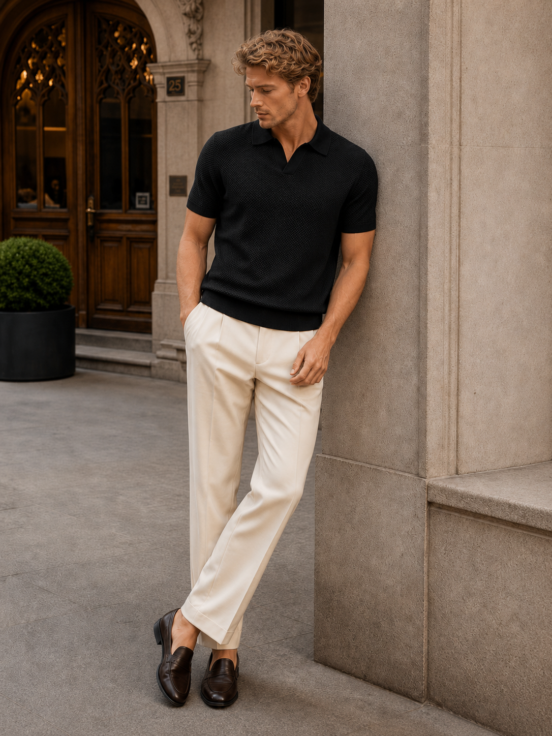 Polo en maille Como