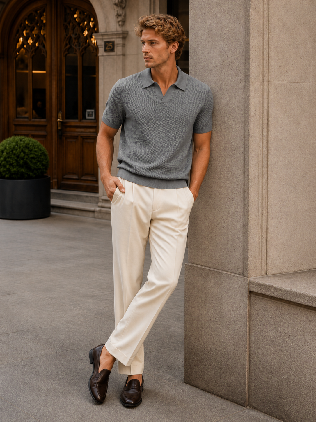 Polo en maille Como