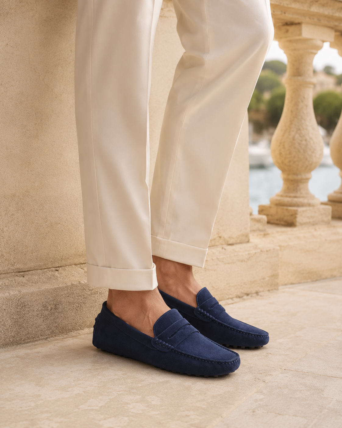 Portofino Suede Loafers