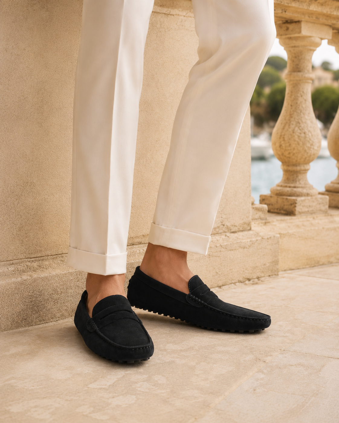 Portofino Suede Loafers