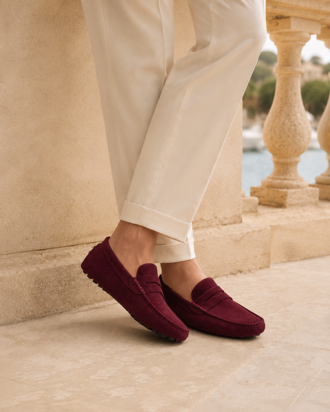 Portofino Suede Loafers