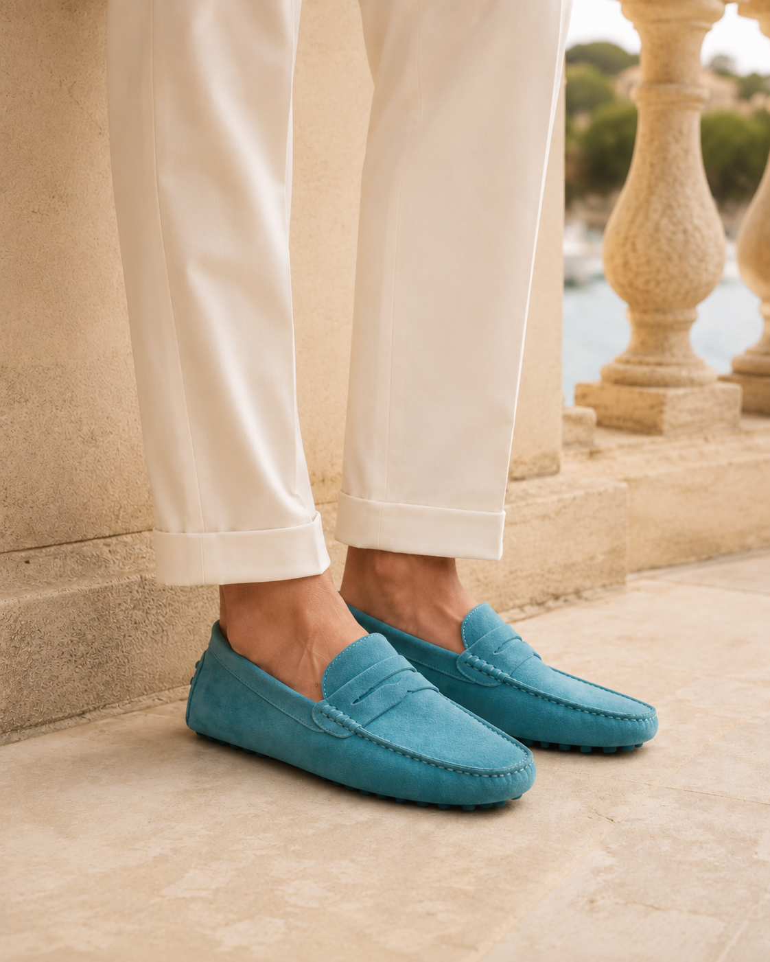 Portofino Suede Loafers