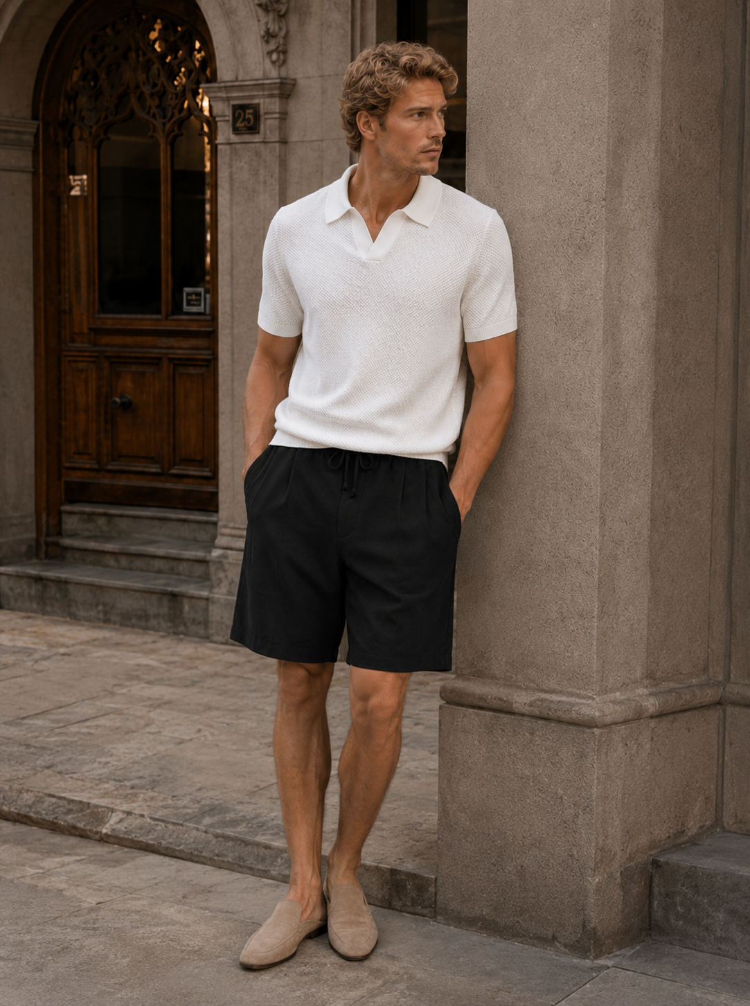 Monaco Linen Shorts