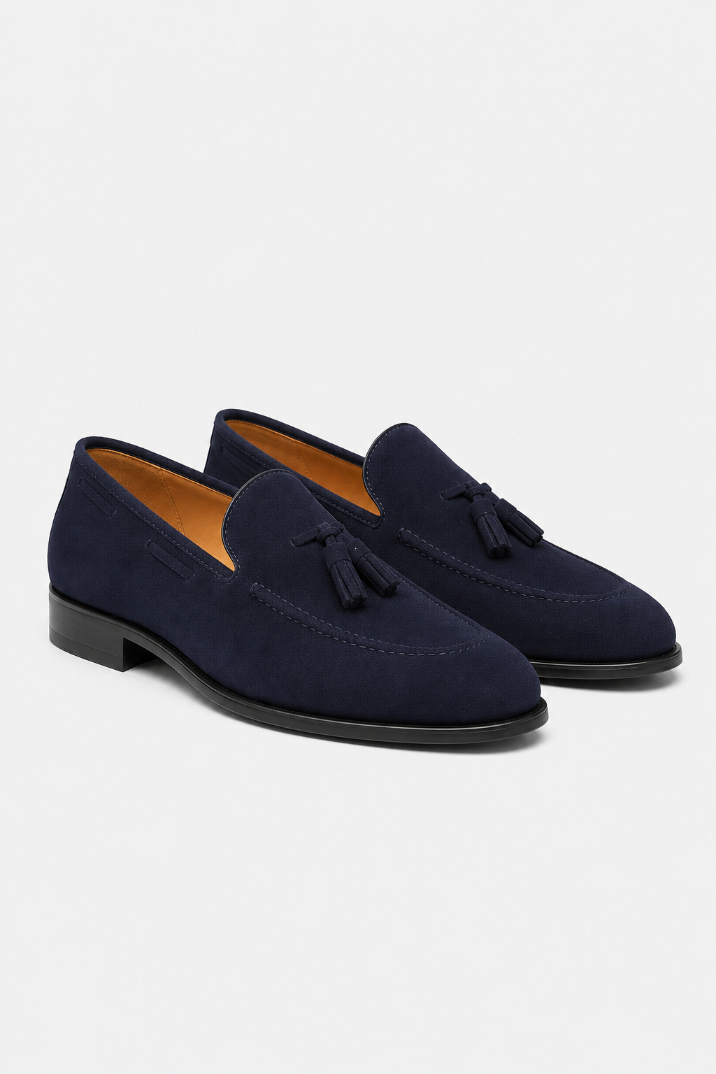 Mocassins à pampilles en daim Monaco