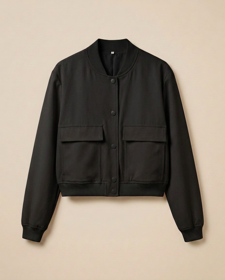Cassis Bomber Jacket in Noir packshot