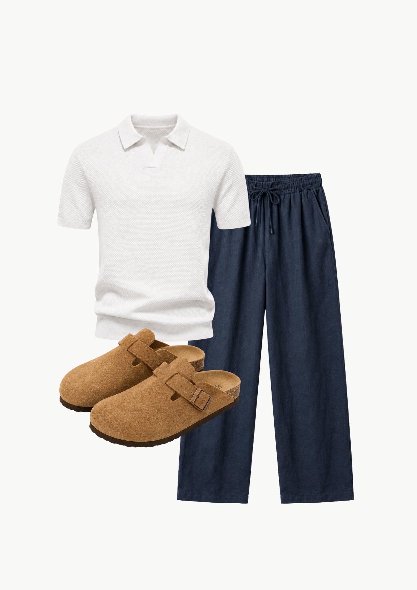 Midnight Knit Polo Set