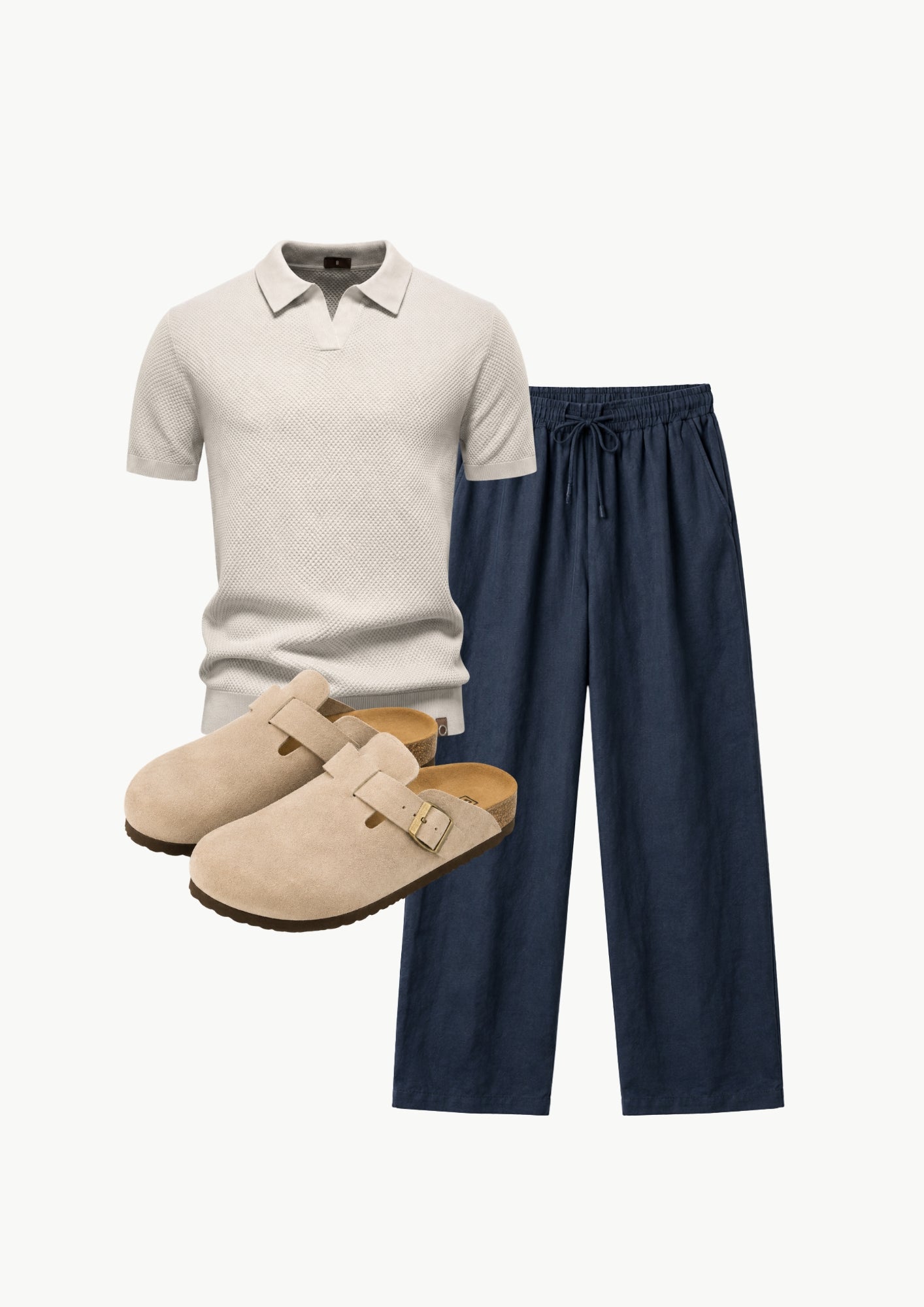 Midnight Knit Polo Set