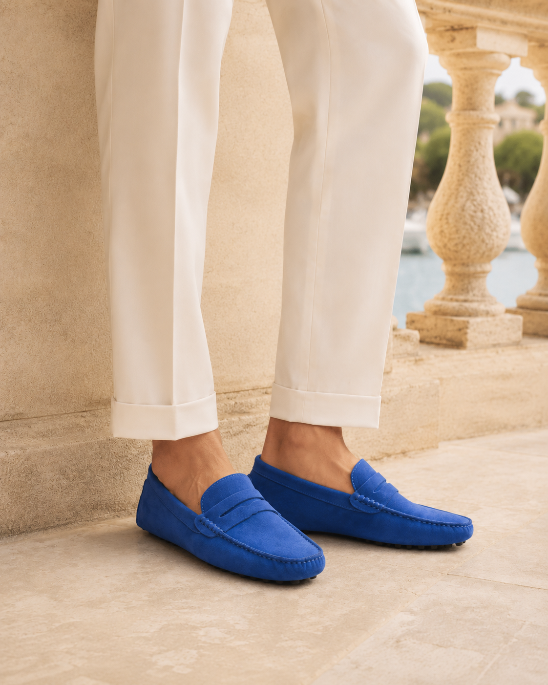 Mocassins en Suède Portofino
