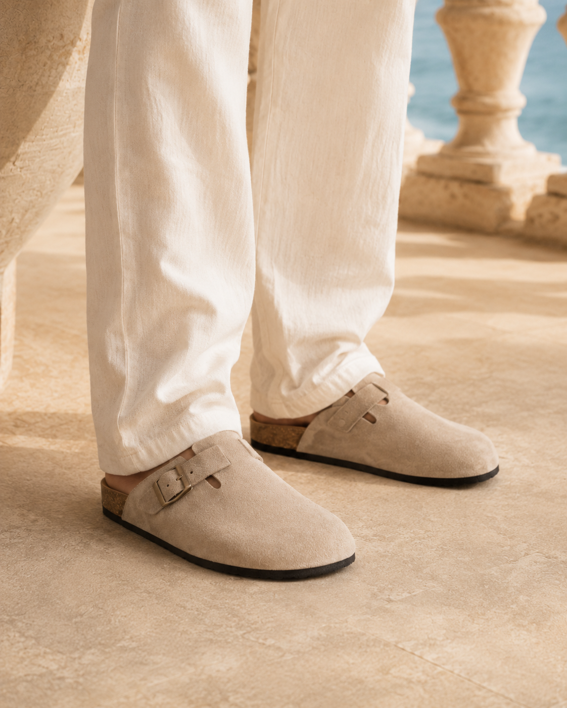 Mules en daim Cannes