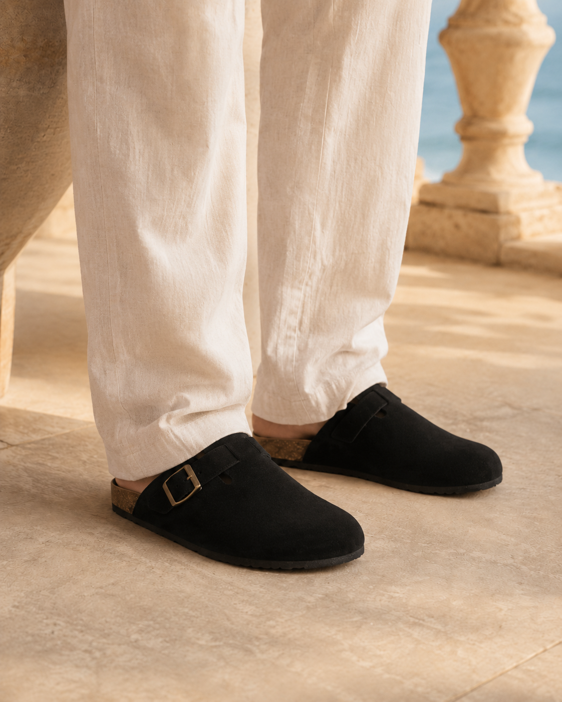 Mules en daim Cannes