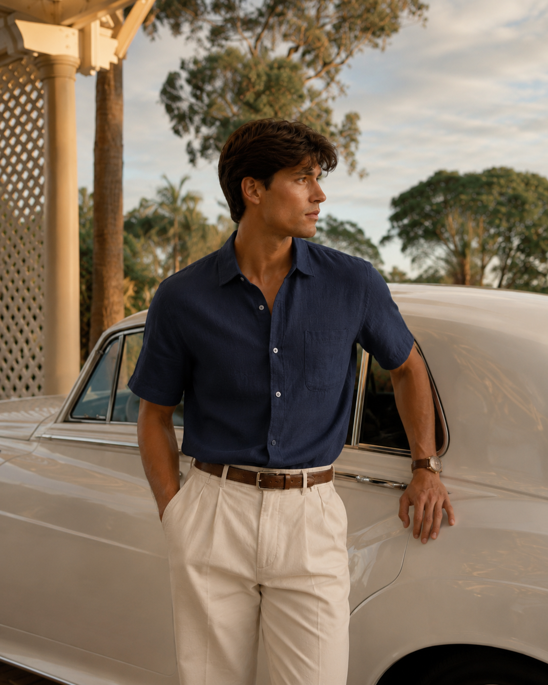 Chemise en lin Riviera