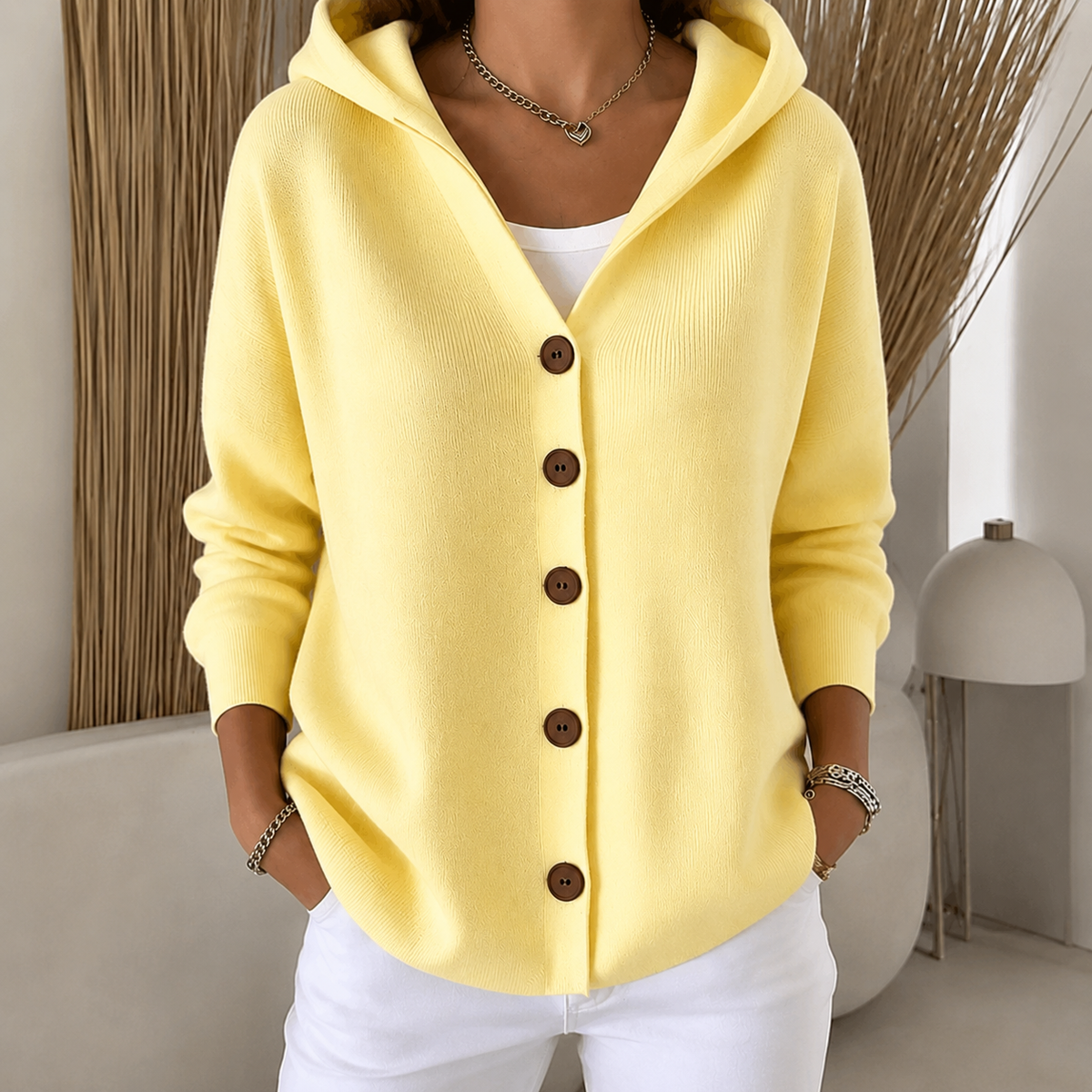 Gilet en maille à capuche Annecy