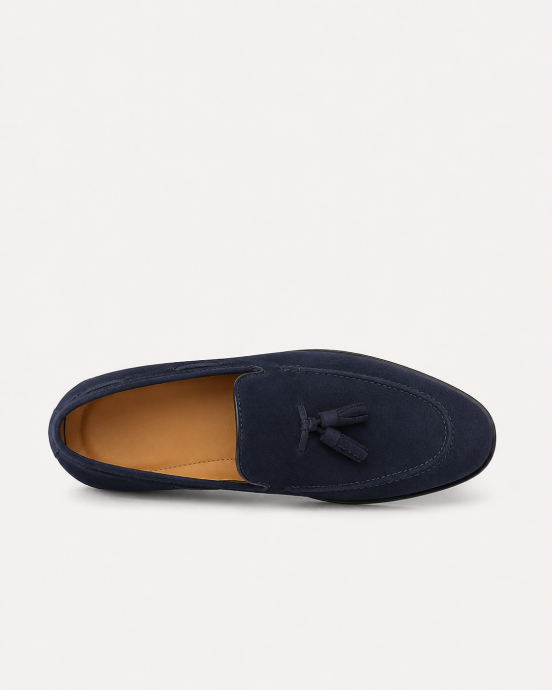 Monaco Suede Tassel Loafers