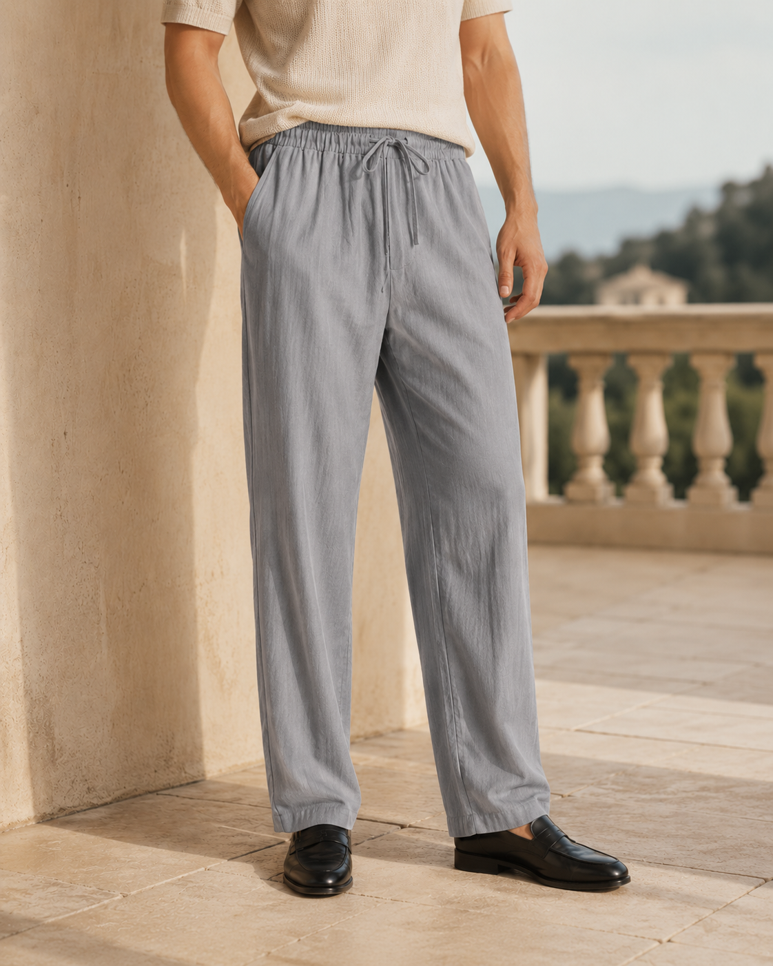 Capri Linen Pants