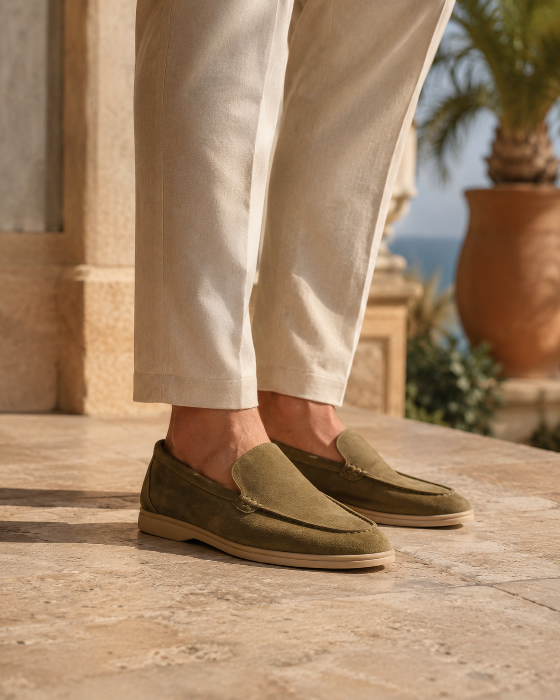 Mocassins en daim Riviera