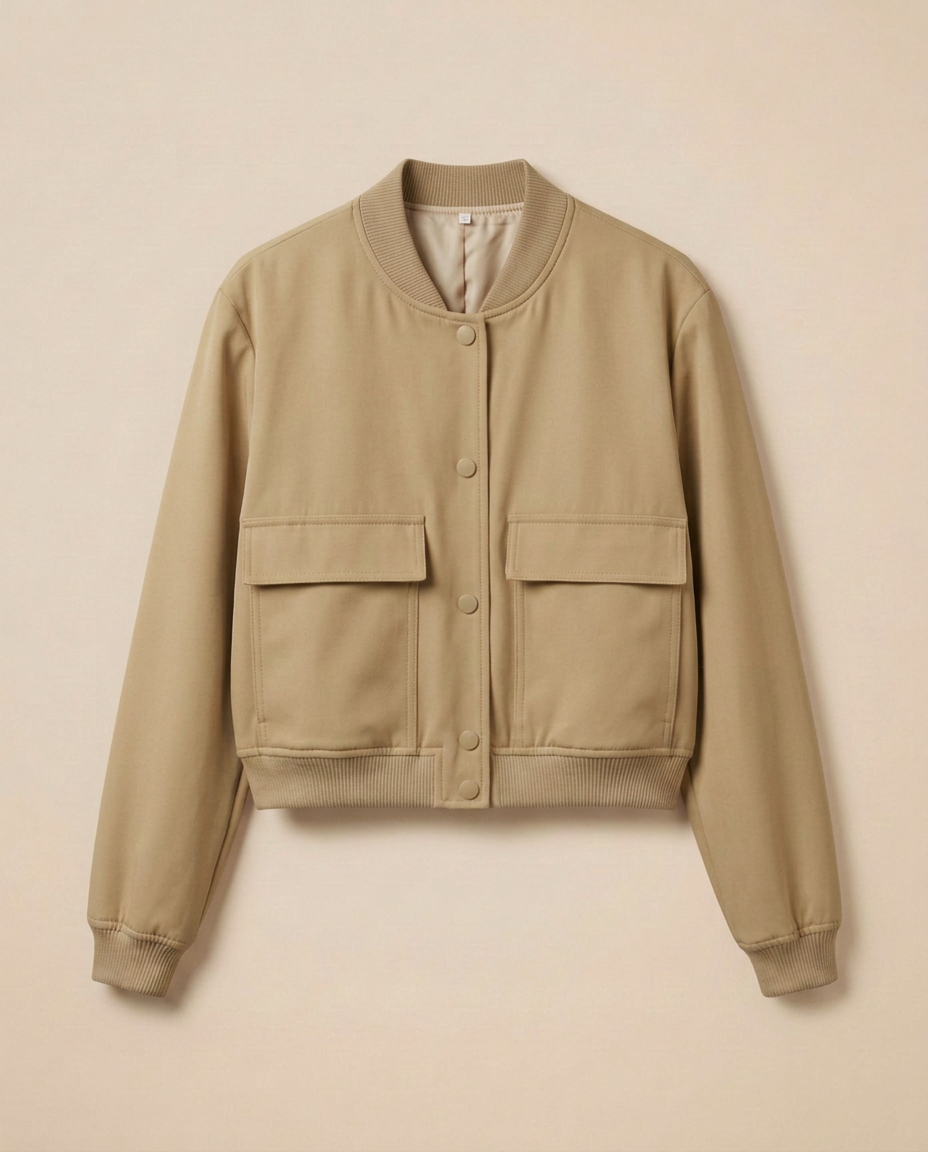 Cassis Bomber Jacket in Khaki packshot