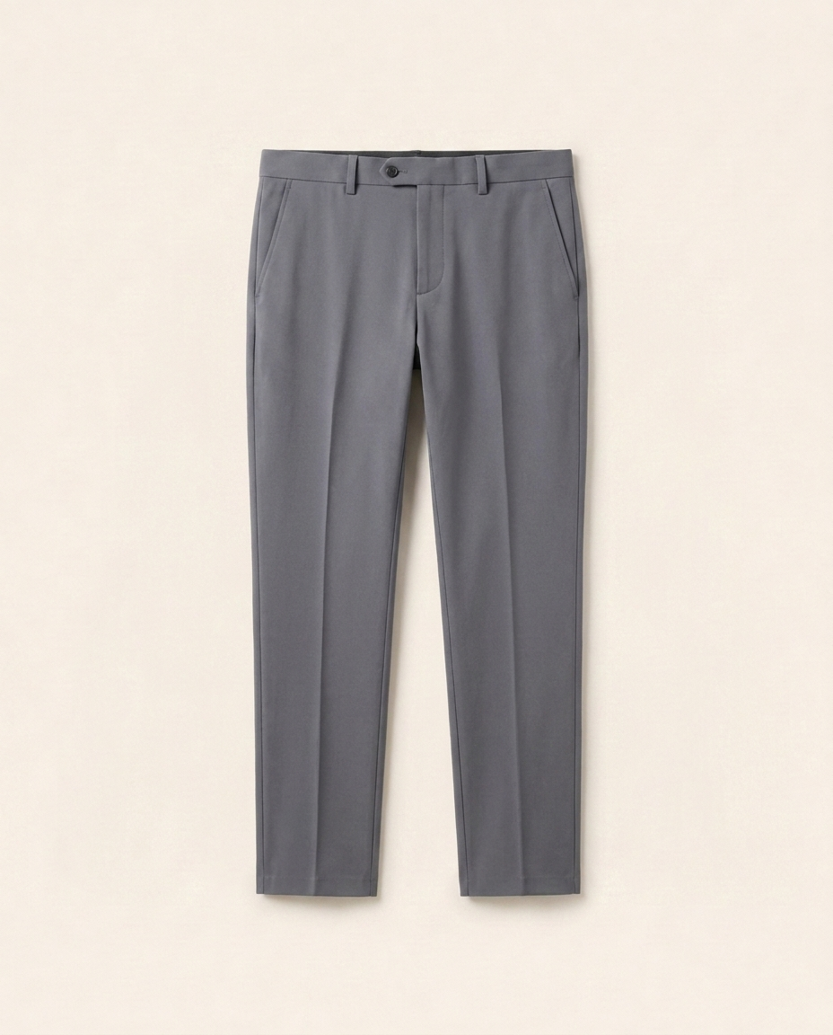 Milano Smart Trousers in Stone Grey packshot