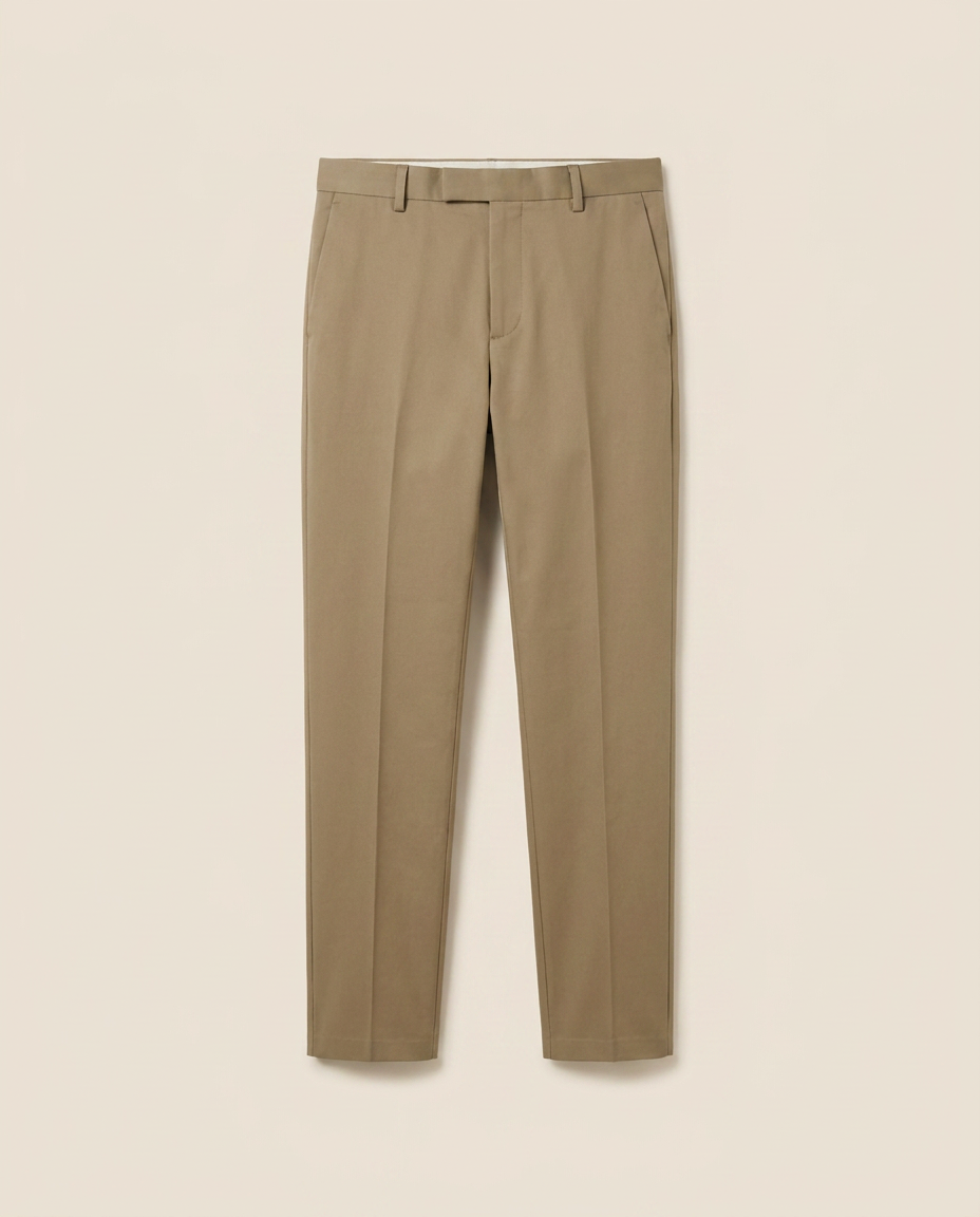 Milano Smart Trousers in Khaki packshot